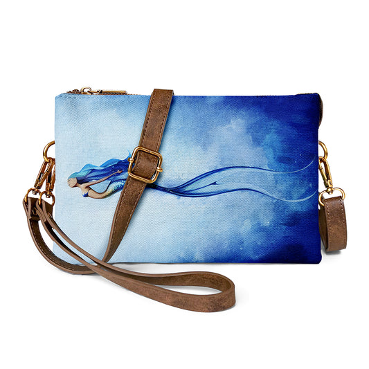 Vintage Mermaid  Crossbody Bag for Convenient On-the-Go Style
