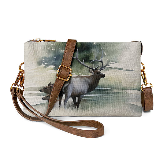 Minimalist Classic Elk  Crossbody Bag for Effortless Style
