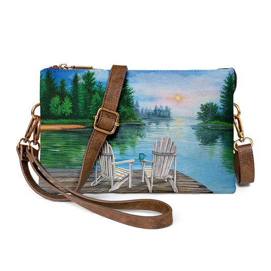 Classic Lakeside Crossbody Bag with Timeless Natural Style