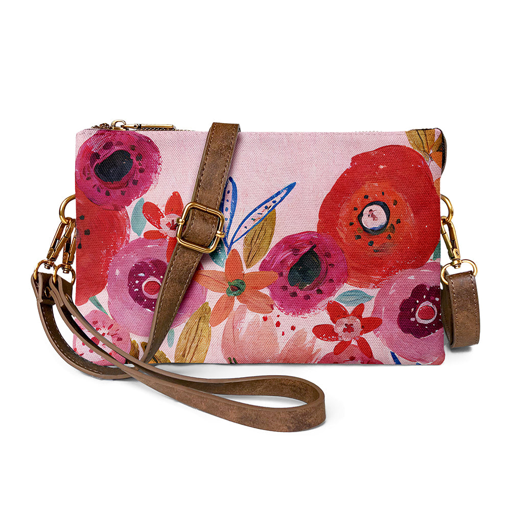 Stylish Vintage Florals Crossbody Bag with Unique Design