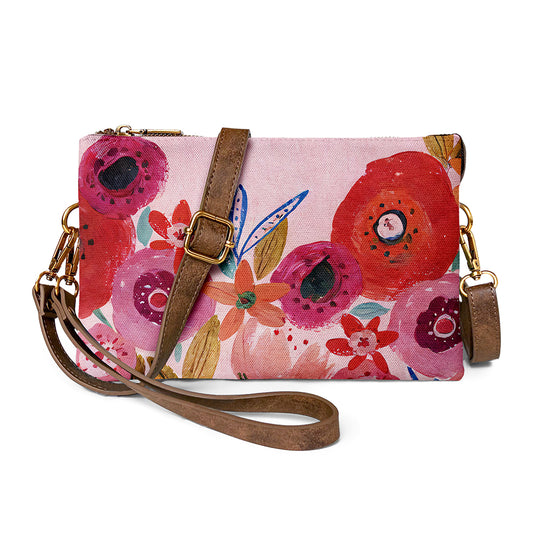 Stylish Vintage Florals Crossbody Bag with Unique Design