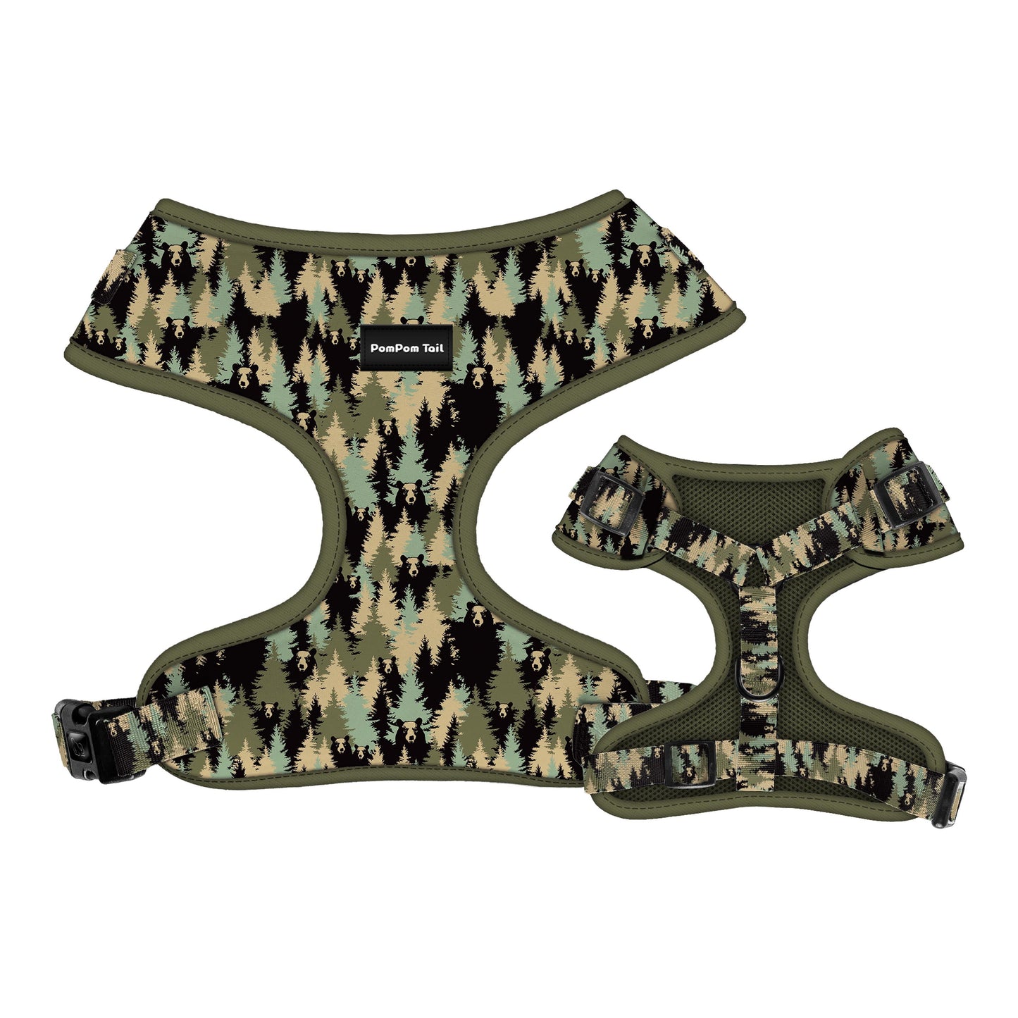 Dog Harness Meet Bears Rugged Design for Adventure and Comfort