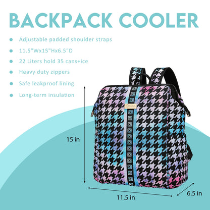 Blooming Adventures Vibrant Floral Backpack Cooler for Your Outdoor Escapes