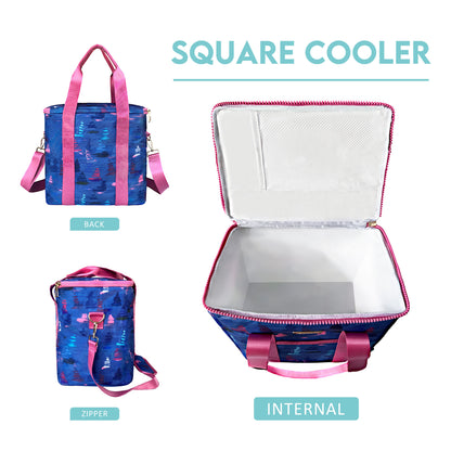Square Cool Box with  Elk Adventures Like Wonderland in The Sky