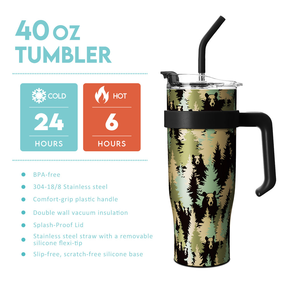 Key features of the 40oz tumbler