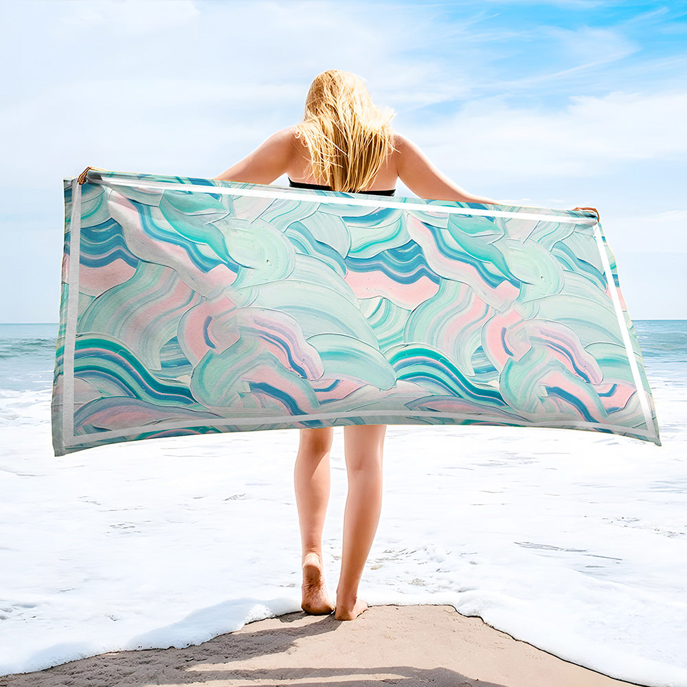Customizable Star Leopard  Travel Towel: Perfect Personalized Essential for Your Summer