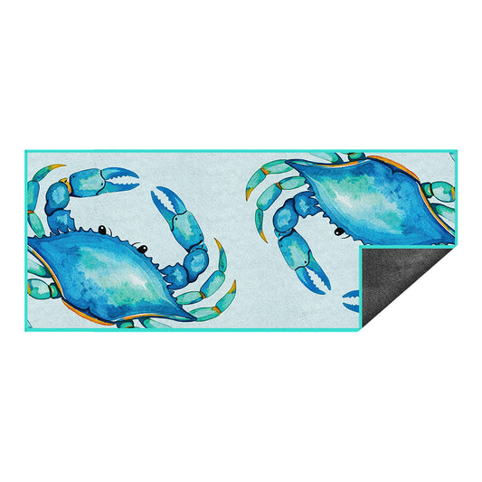 Best Charcoal Beach Towels with Adorable Blue Crab