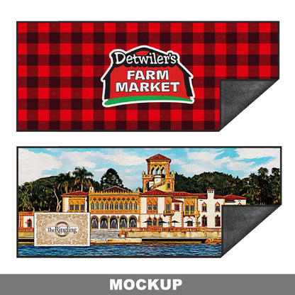 Custom Oeelinn Charcoal Travel Towel
