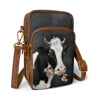 Cow phone bag brings playful farm style to shops
