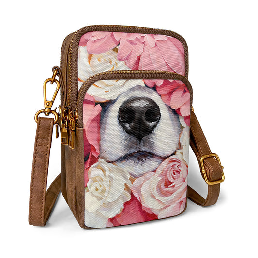 Dog nose canvas cellphone bag