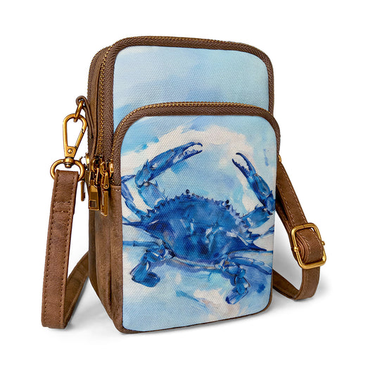 Blue Crab Phone Bag Celebrates Ocean Vibes