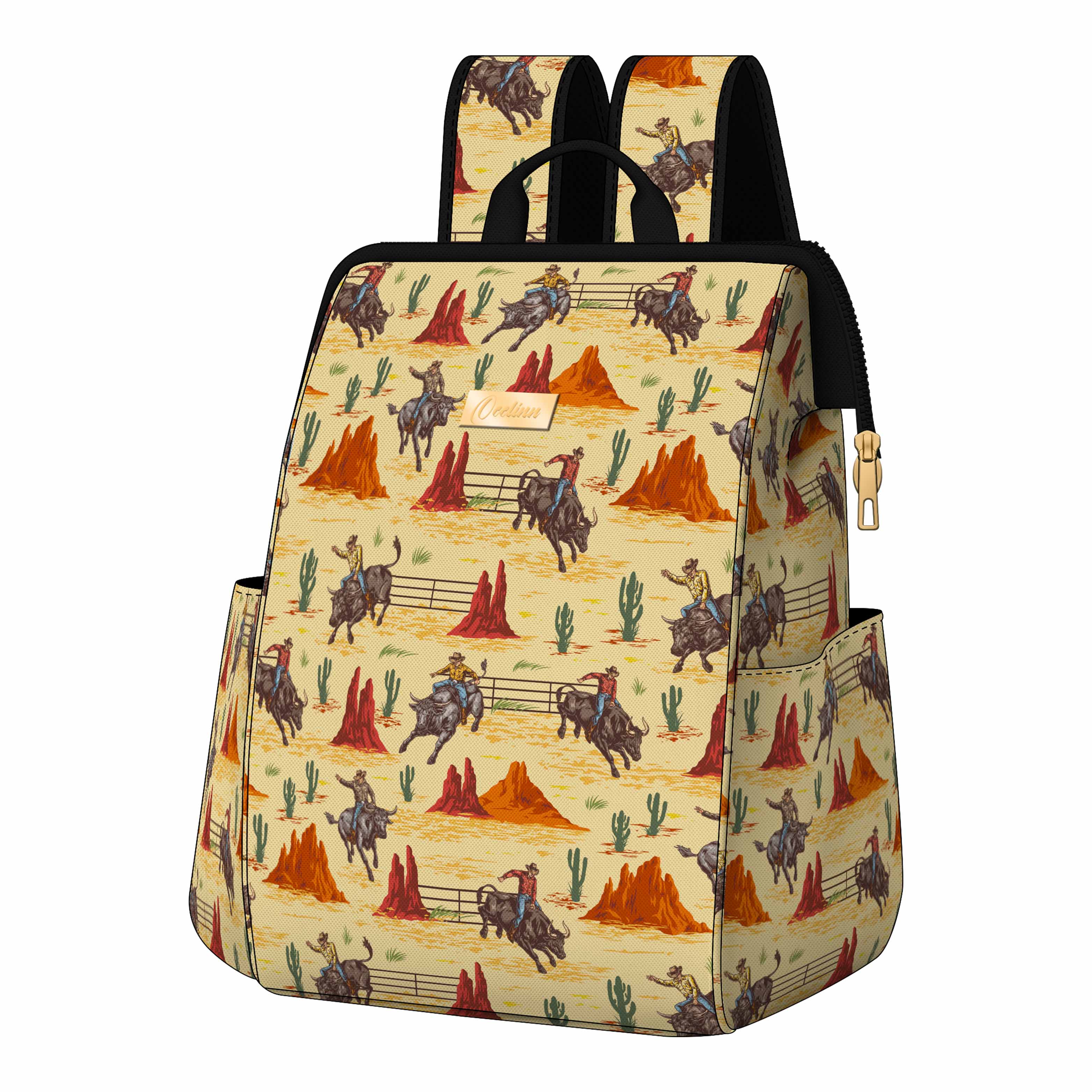 Backpack Cooler Ride into Adventure with Bull Rodeo Inspired Design ...