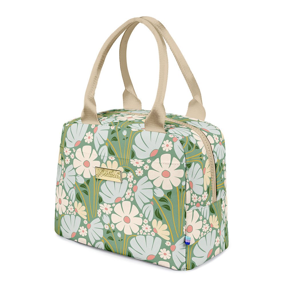 Fresh and Compact Wild Daisy Lunch Bag for Effortless On-the-Go Meals