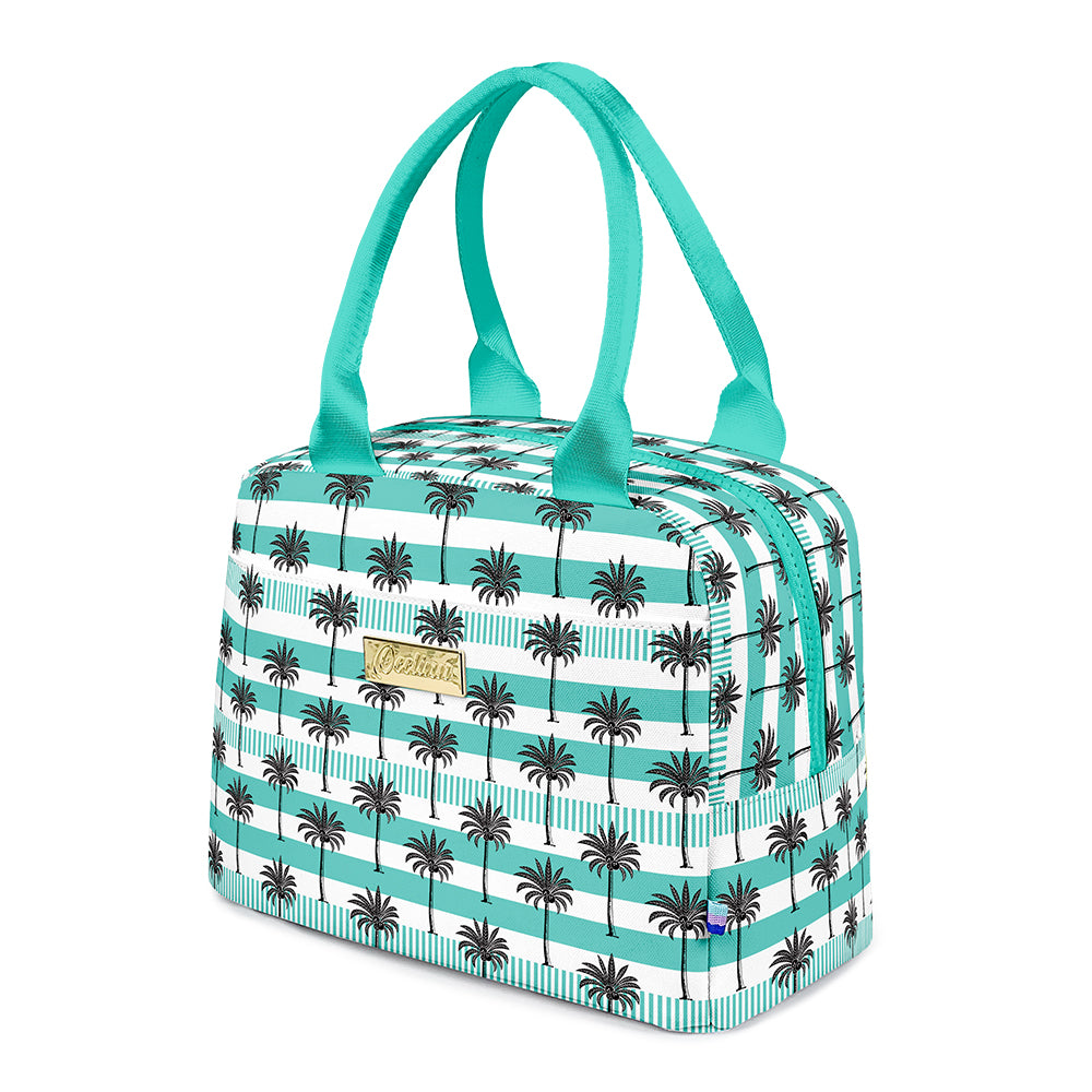 Fashionably Simple Palm Tree Lunch Bag for Effortless Style on the Go