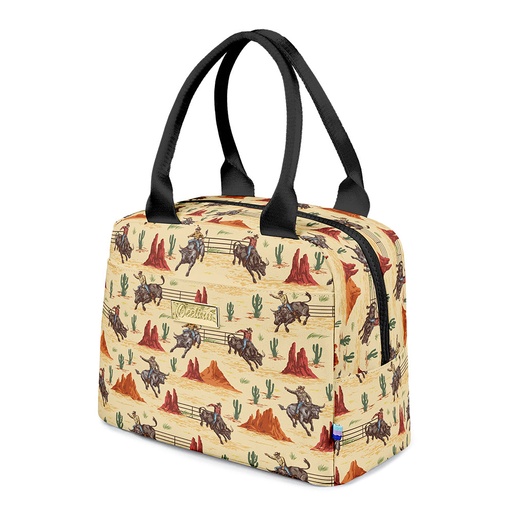 Cool and Customizable Bull Rodeo Lunch Bag for a Bold, Unique Style