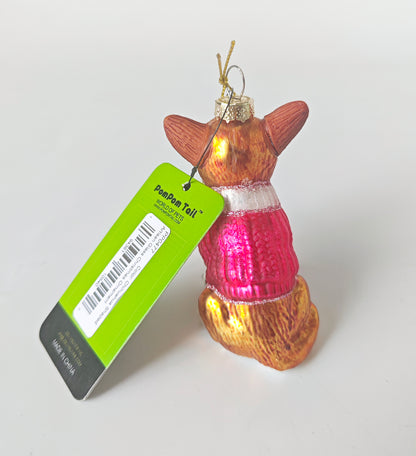 POMPOM TAIL Christmas Tree Ornaments