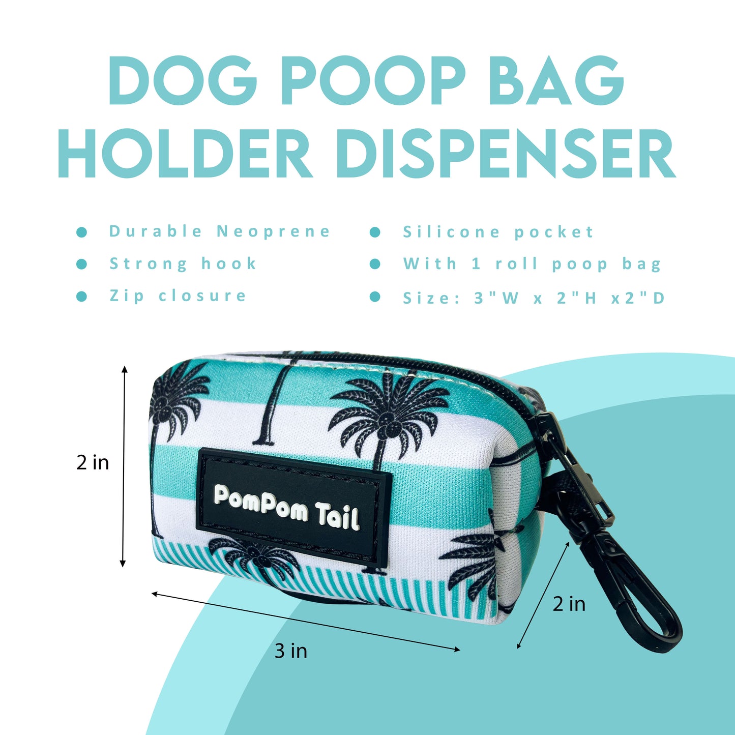 Secret Land Design Outdoor Dog Poop Bag Carrier