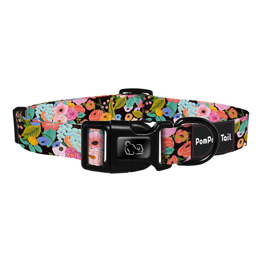 Pretty Dog Collars Blooming with Fresh Flowers for a Springtime Look