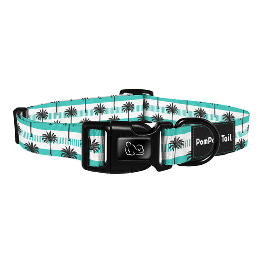 Dog Collars  Palm Tree Design  Embrace the Relaxed Vibes of Casual Style