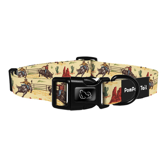 Unique Dog Collars Bull Rodeo Design  Embrace the Spirit of the Wild West