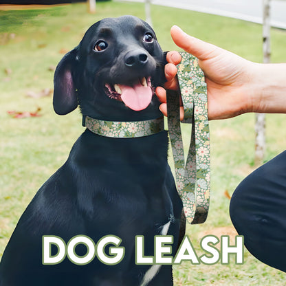 Designer Outdoor Strong Dog Leash with Wild Daisy Design