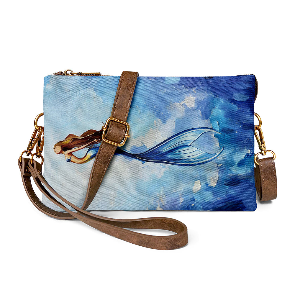 Vintage Mermaid  Crossbody Bag for Convenient On-the-Go Style