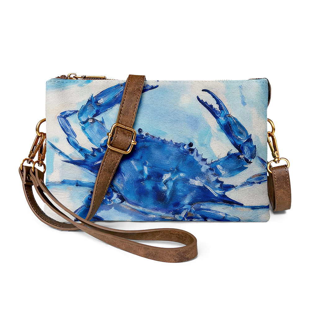 Essential Classic Blue Crab  Crossbody Bag for On-the-Go Convenience