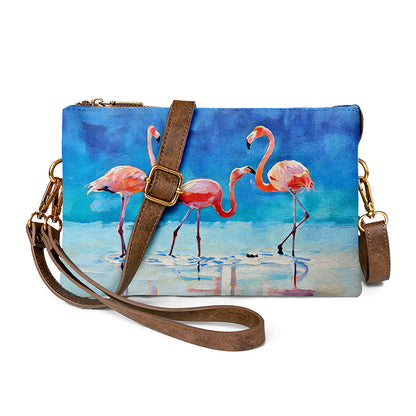 Unique Classic Pastel Flamingo  Crossbody Bag for Effortless Style and Function