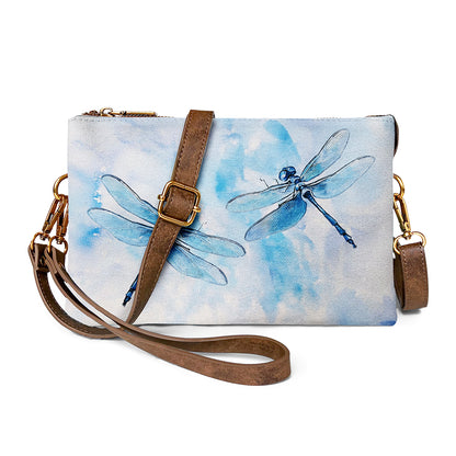 A giftable dragonfly crossbody bag