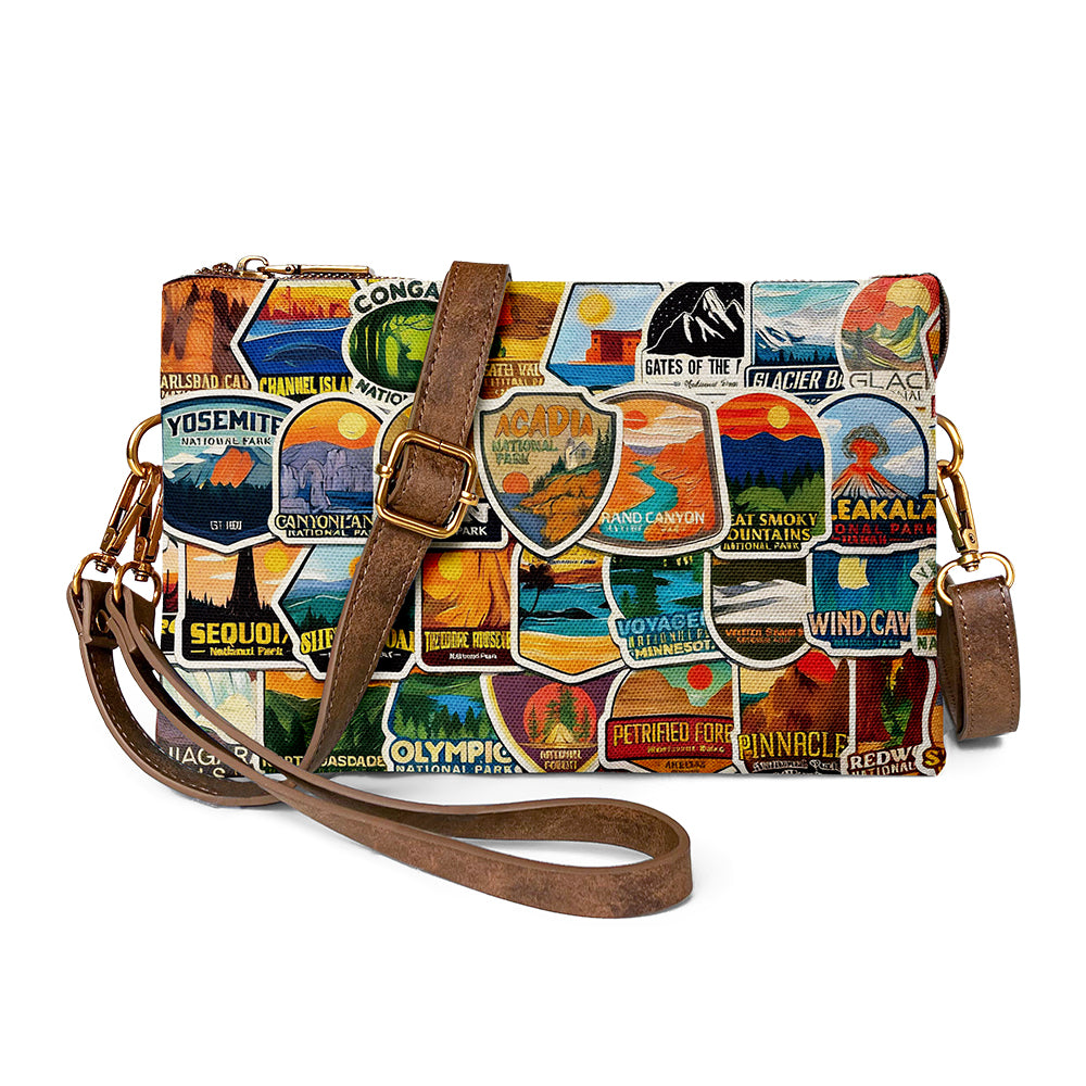 Scenic crossbody makes a perfect park souvenir