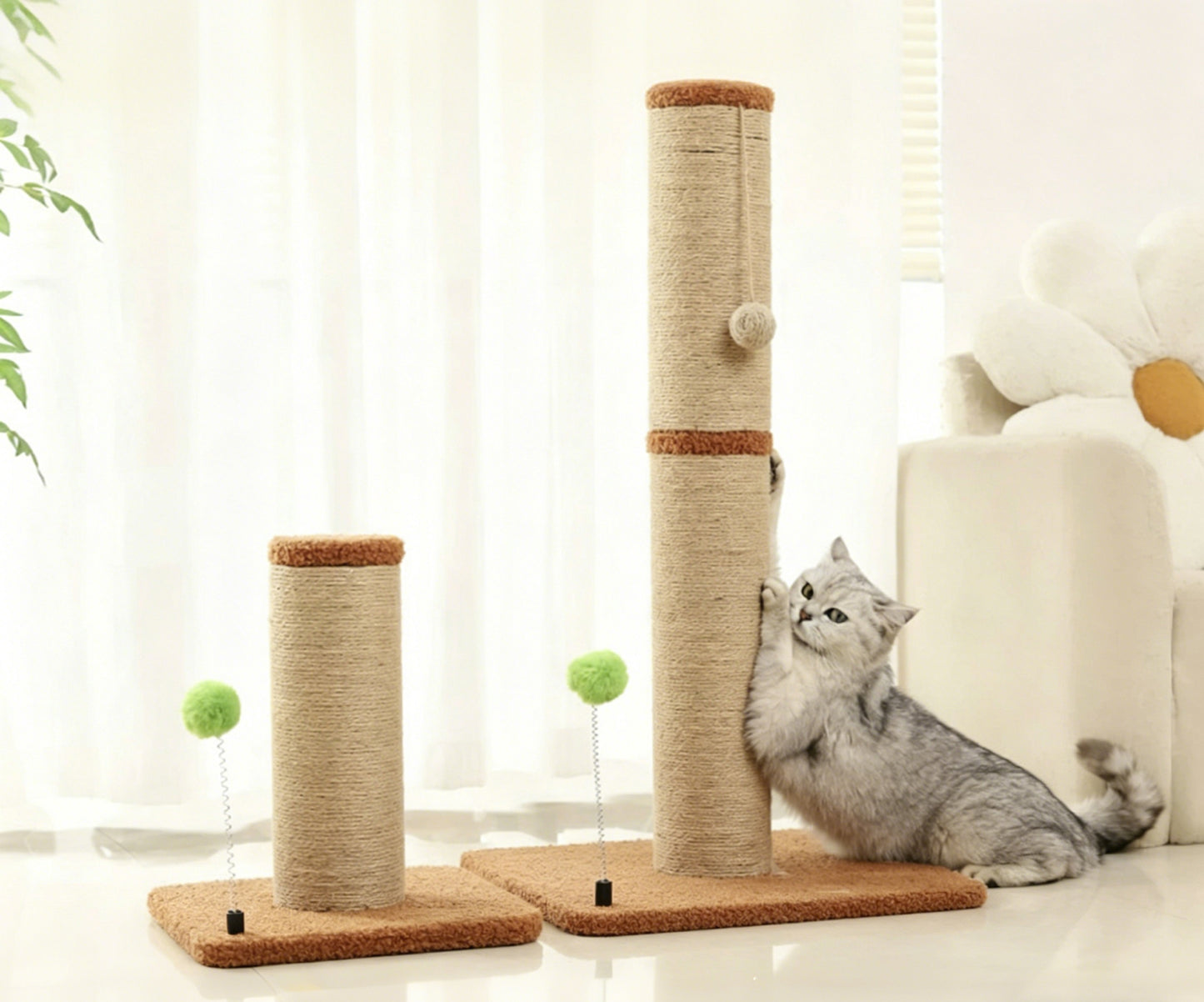 POMPOM TAIL Scratching Posts For Cats