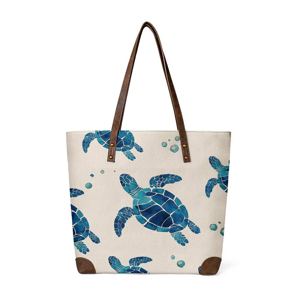 Marine Elegance Sea Turtle Tote Classic