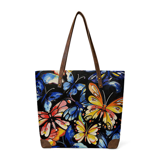 Mystical Elegance Colorful Wings Classic Tote