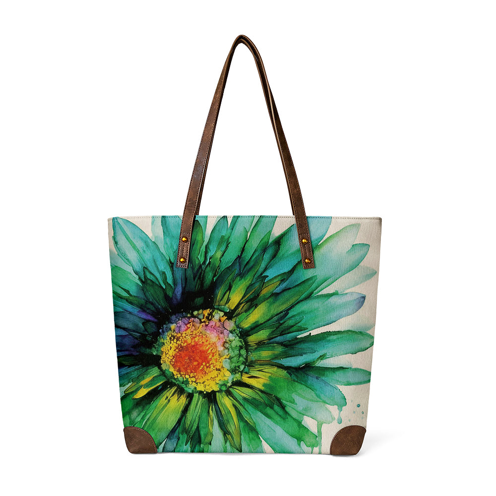 Sapphire Classic Tote Vintage Jewel of Tranquility