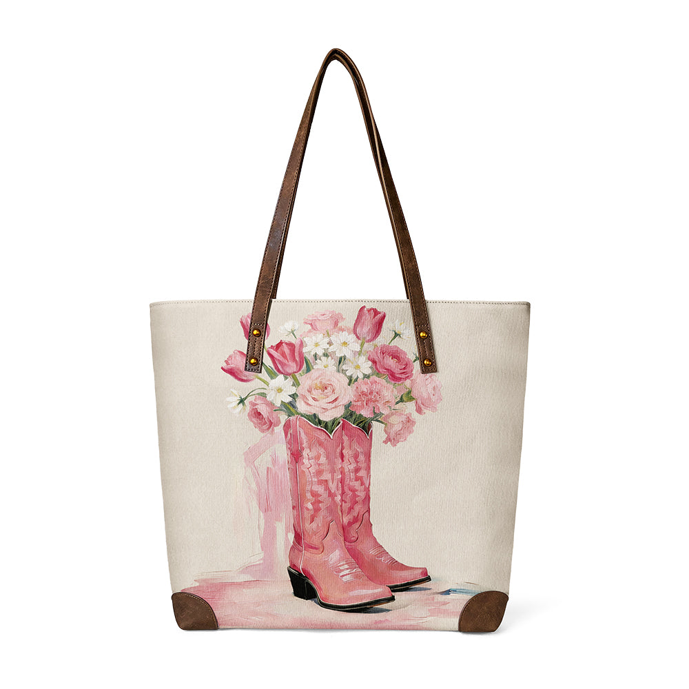 Cowgirl Classic Tote Vintage Blooms