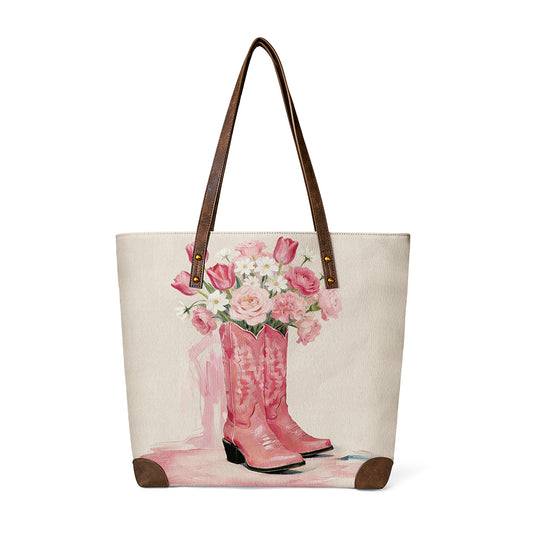 Cowgirl Classic Tote Vintage Blooms