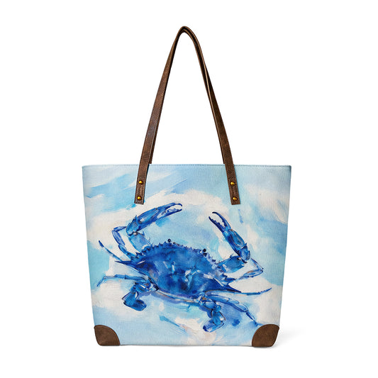 Blue Crab Tote makes a cute beach gift