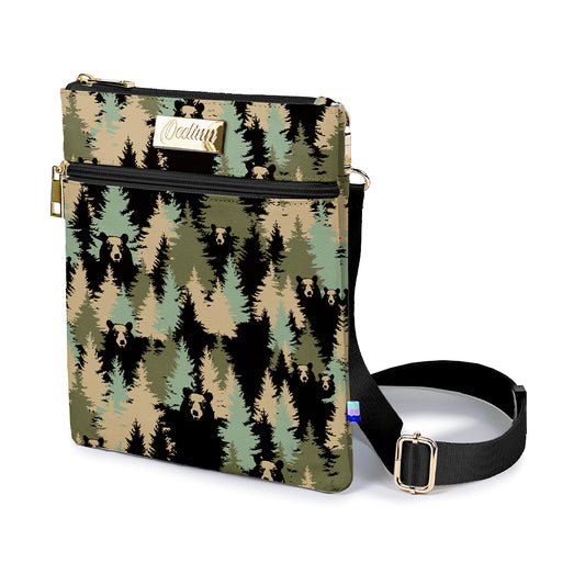 Camouflage Bear Crossbody Bag