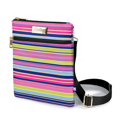 Best Colorful Crossbody Bag with Vibrant Stripe World Design for Daily Use