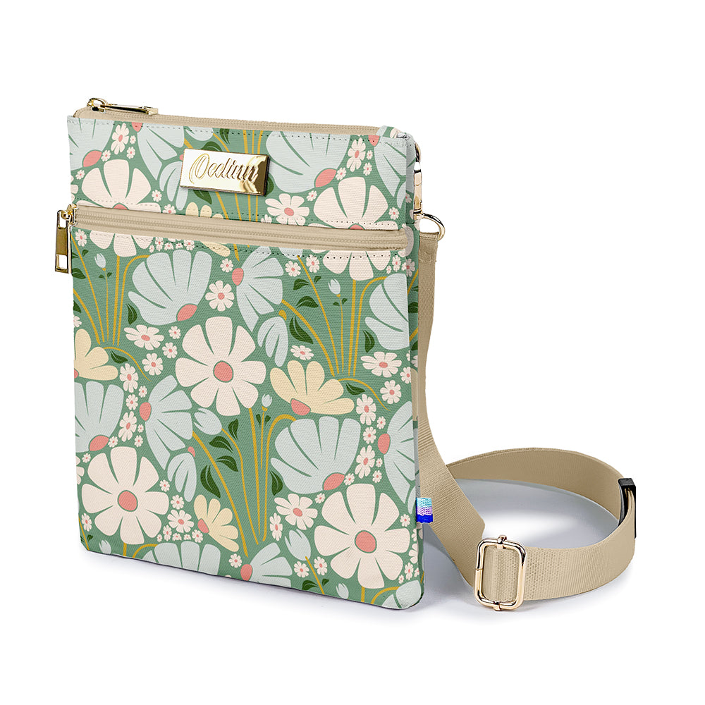 Refreshing Wild Daisy Pattern Printed Crossbody Bag for Women