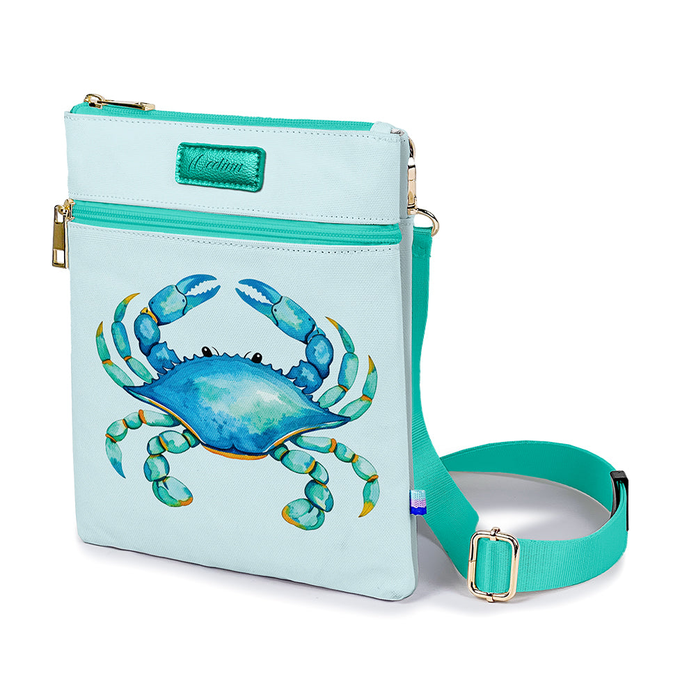 Adorable Blue Crab Crossbody Bag  Practical & Affordable Everyday Charm