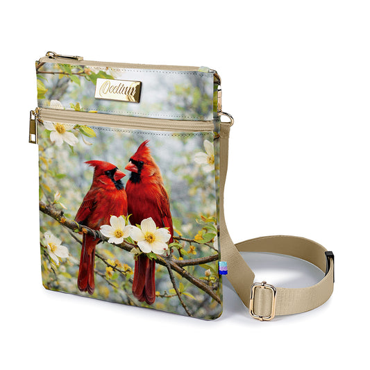 Cardinal Couple Crossbody Bag