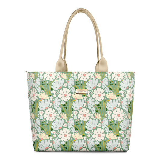 Fresh and Compact Wild Daisy Tote Bag for Effortless Everyday Style