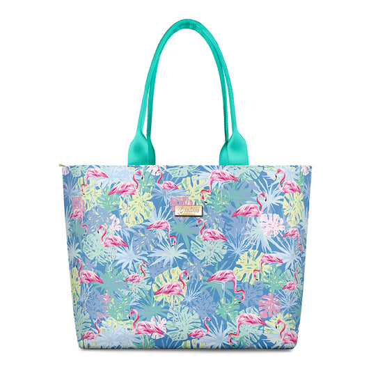 Customizable Flamingo Tote Bag with Exclusive Logo for Personal Style