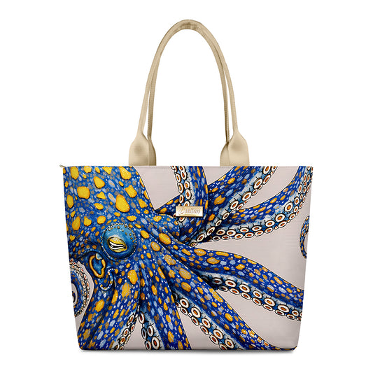 Blue Octopus Tote Bag