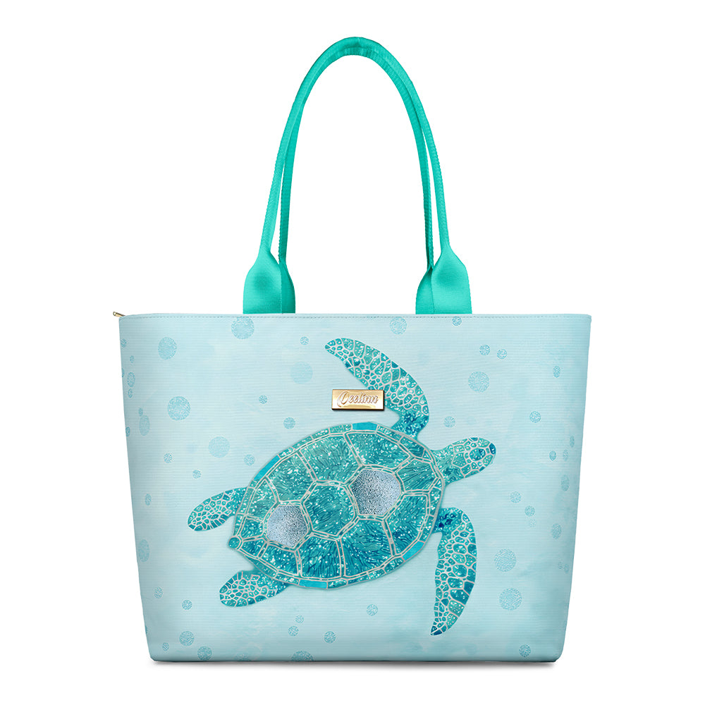 Ocean Turtle Tote Bag