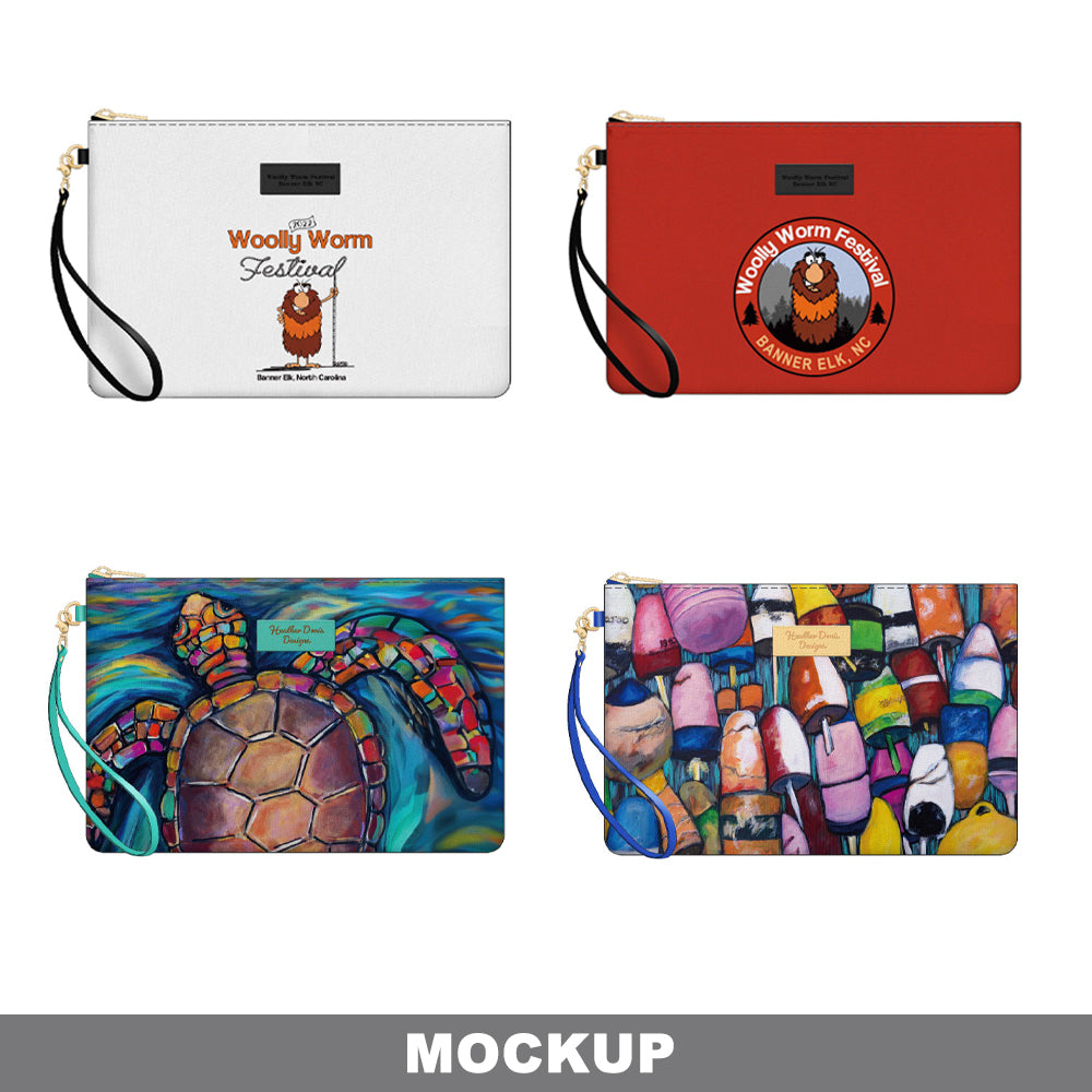 Custom Oeelinn Zip Pouch Wristlet