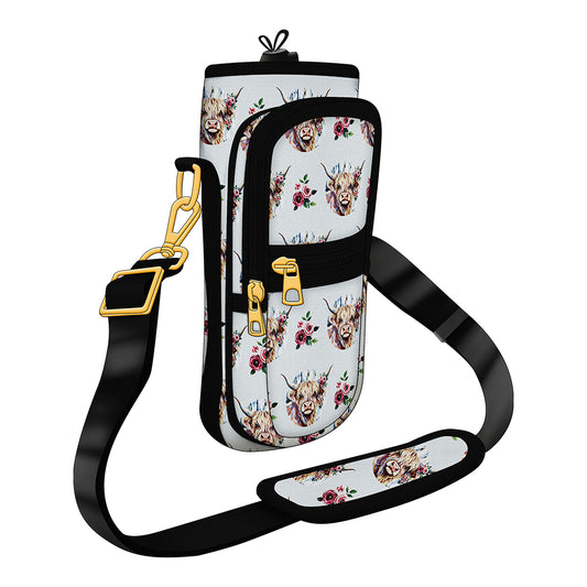 Highland Cows Design Best Water Bottle Carrier for Walking