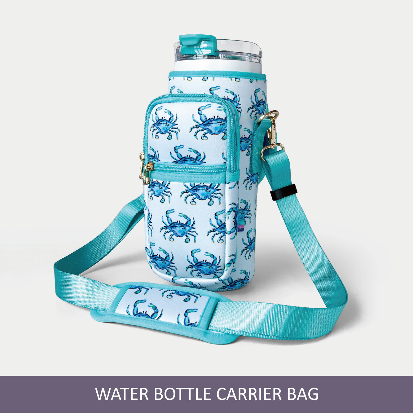 Diamond Checkered Golf Club Bottle Carrier for 40oz Tumbler