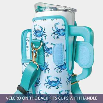 Diamond Checkered Golf Club Bottle Carrier for 40oz Tumbler